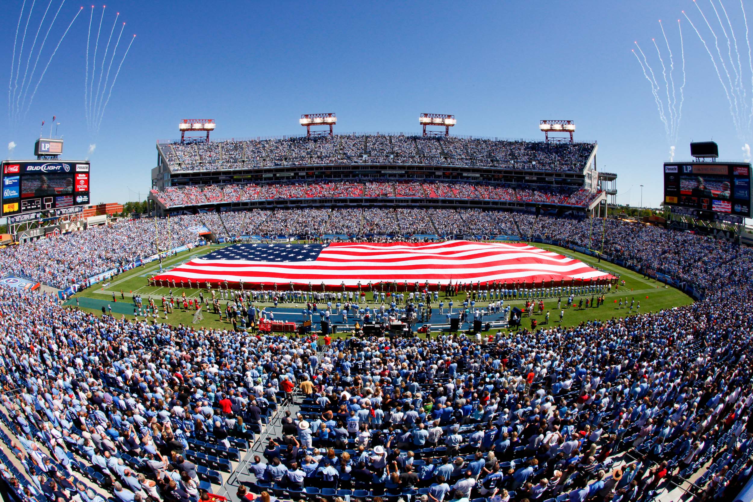 Tennessee Titans American Flag