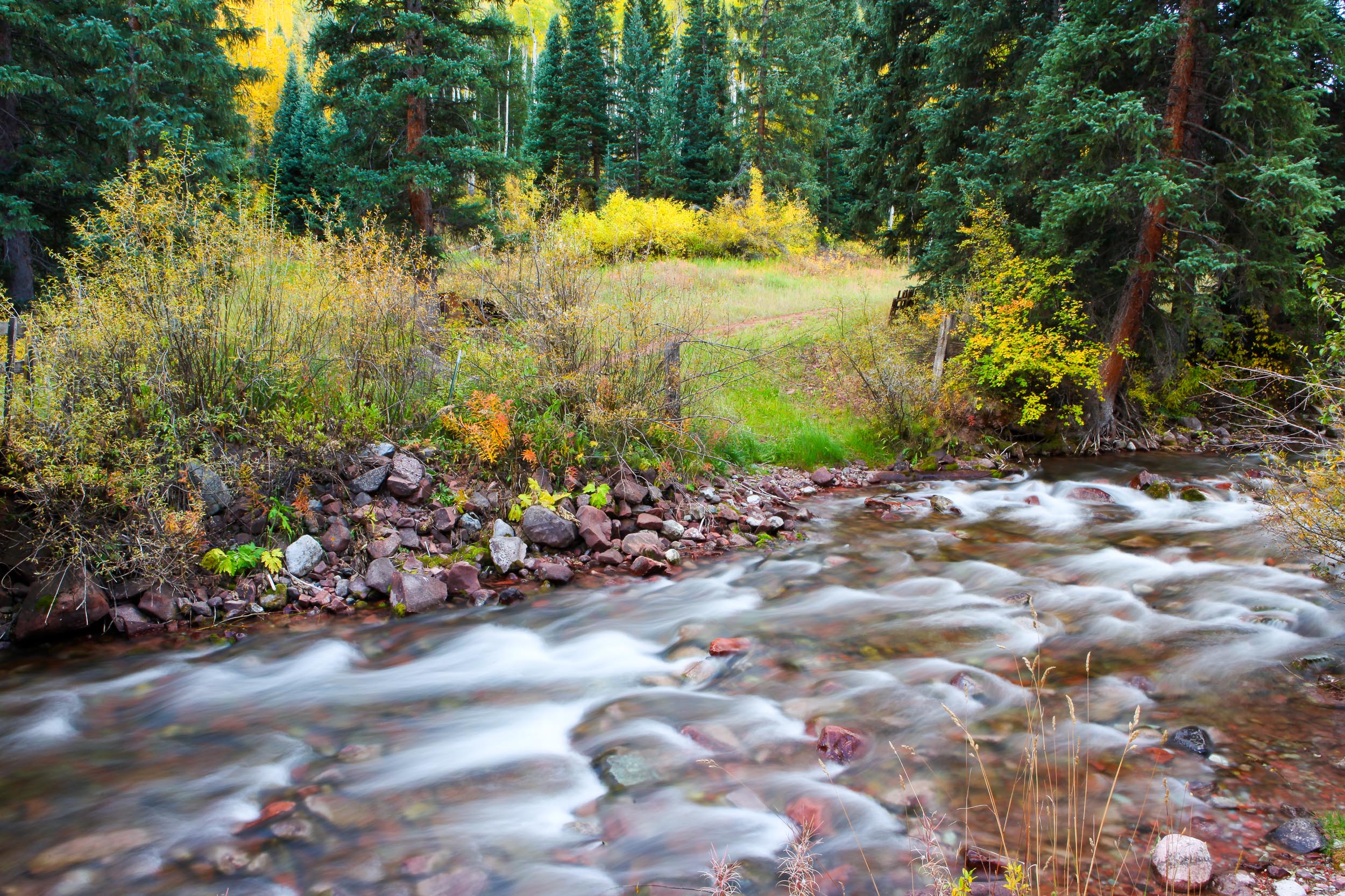 Flowing water Colorado 